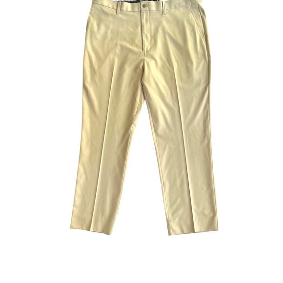 Callaway Men’s Golf Pants 38x32 Tan Flat Front Performance Stretch - Picture 2 of 5